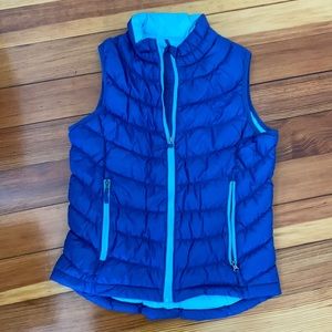 Girls puffer vest. LL Bean medium 10-12